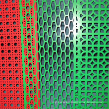 Coloured Powder Coated Perforated Metal